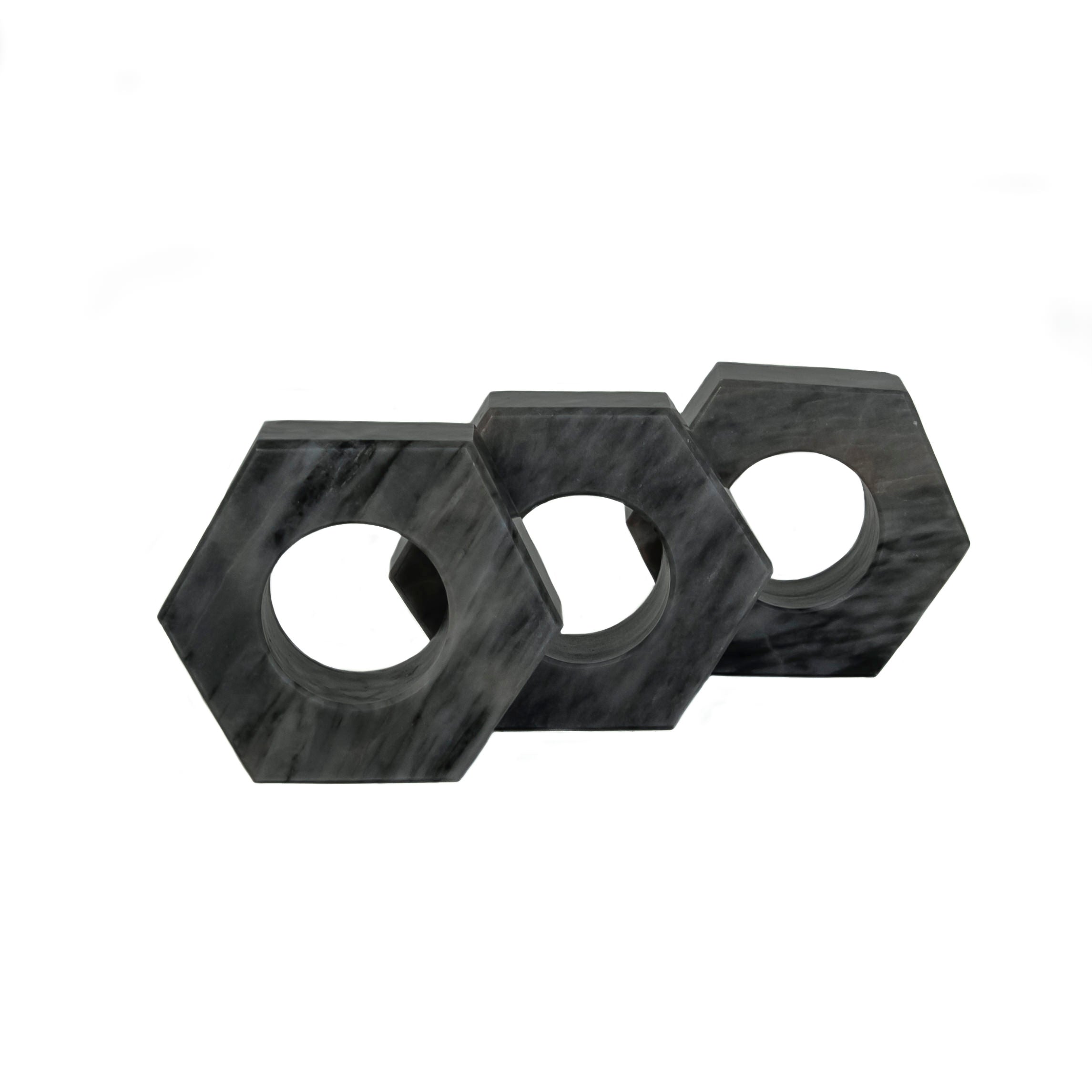 Anillos para servilletas hexagonal